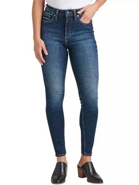 Silver Jeans Infinite Fit Skinny Jeans High Waisted - Sz 24-27